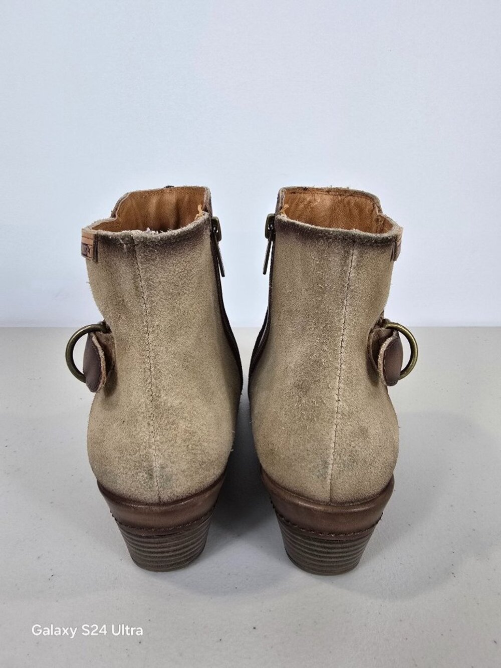 Pikolinos Rotterdam 902 water resistant ankle brown leather booties size 9 - Picture 3 of 10